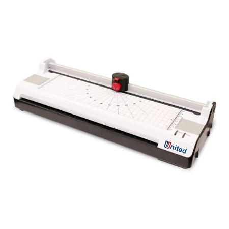 Formax United 6-in-1 Thermal & Cold Laminator w/ Paper Trimmer and Corner Rounder, 5 mil, 13in Max Width LT13